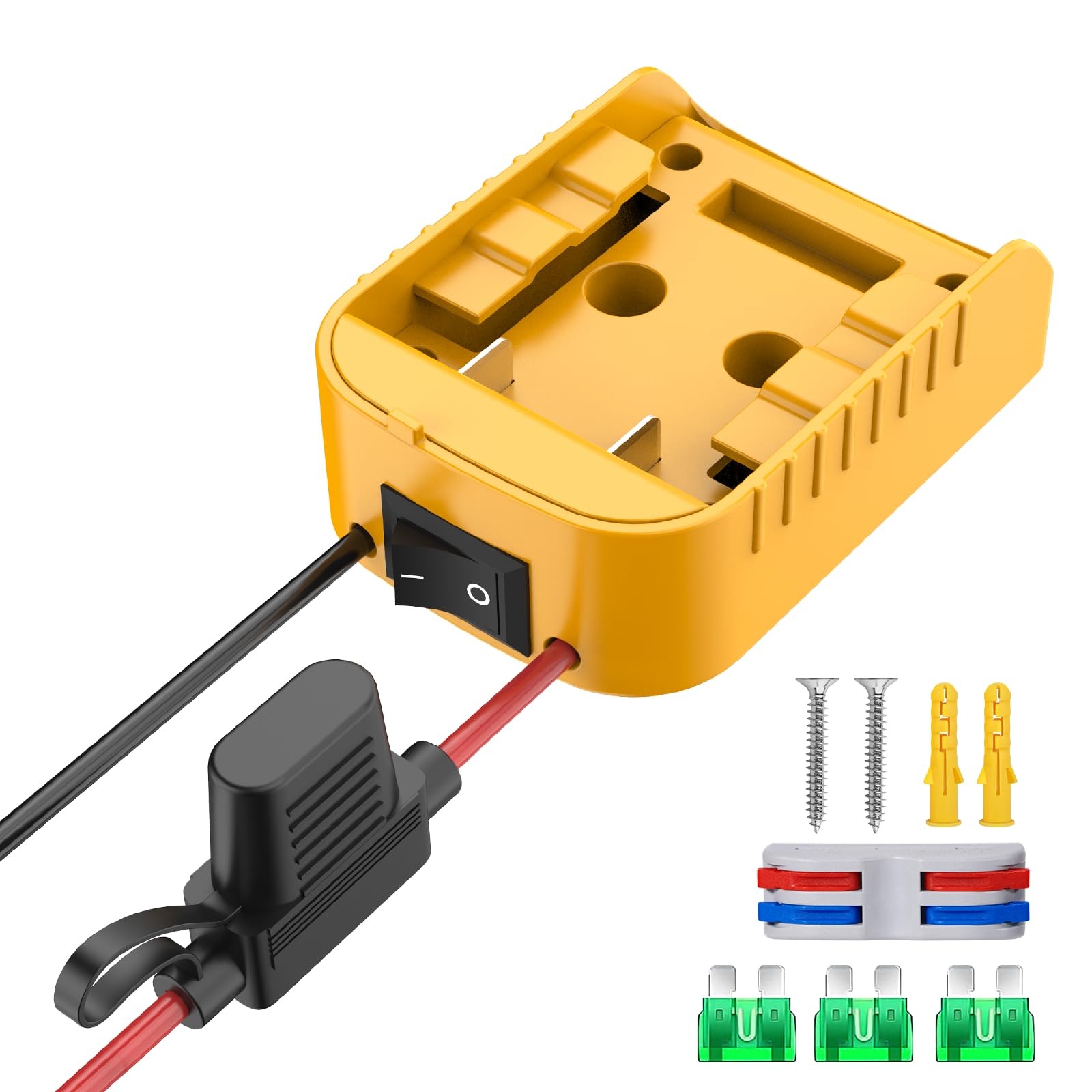for Power Wheel Adapter Compatible with Dewalt 20V Battery Converter 1-PACK