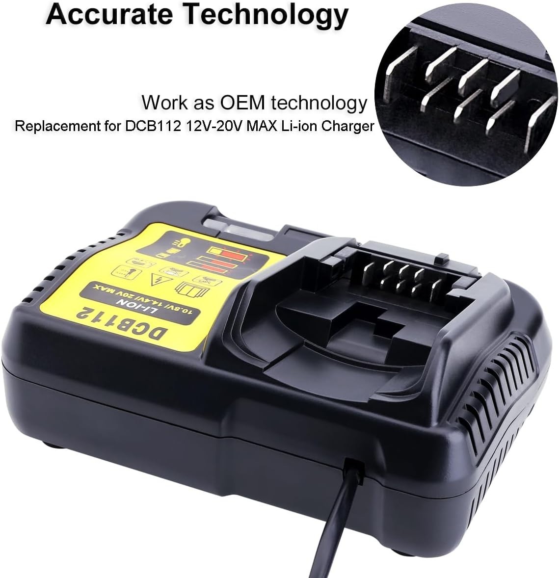 Universal 20V Max Charger – Fast Charging for Multiple Lithium Battery Packs