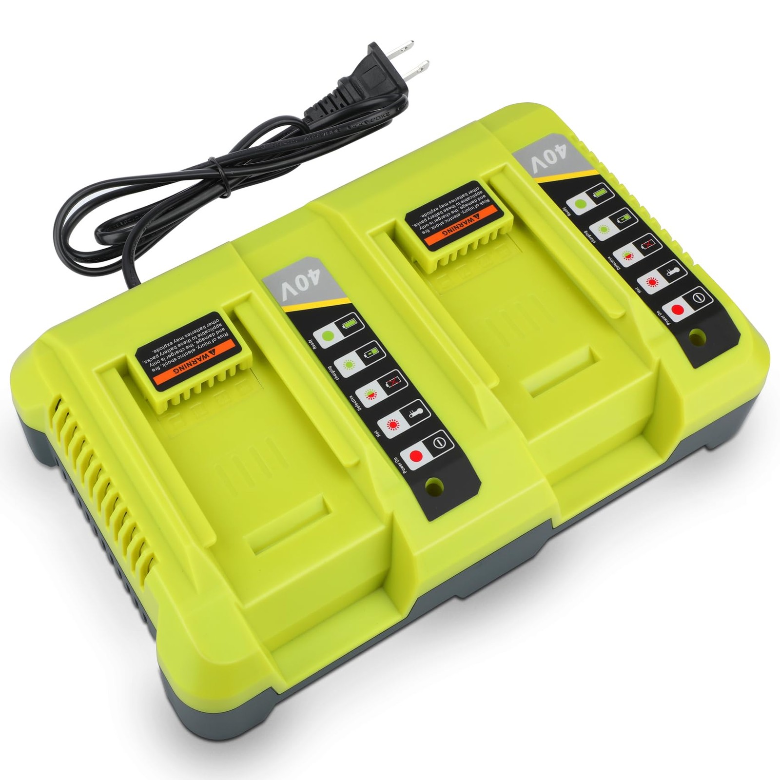 Jyjzpb Dual Channel Op401 40V Battery Charger For Ryobi 40V Battery Op4050A
