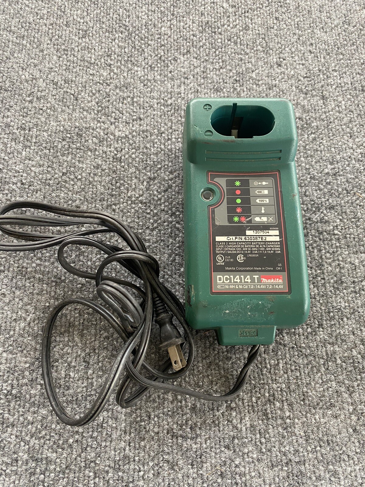 Makita DC 1414T OEM Genuine 7.2-14.4V Ni-MH Ni-Cd Battery Charger