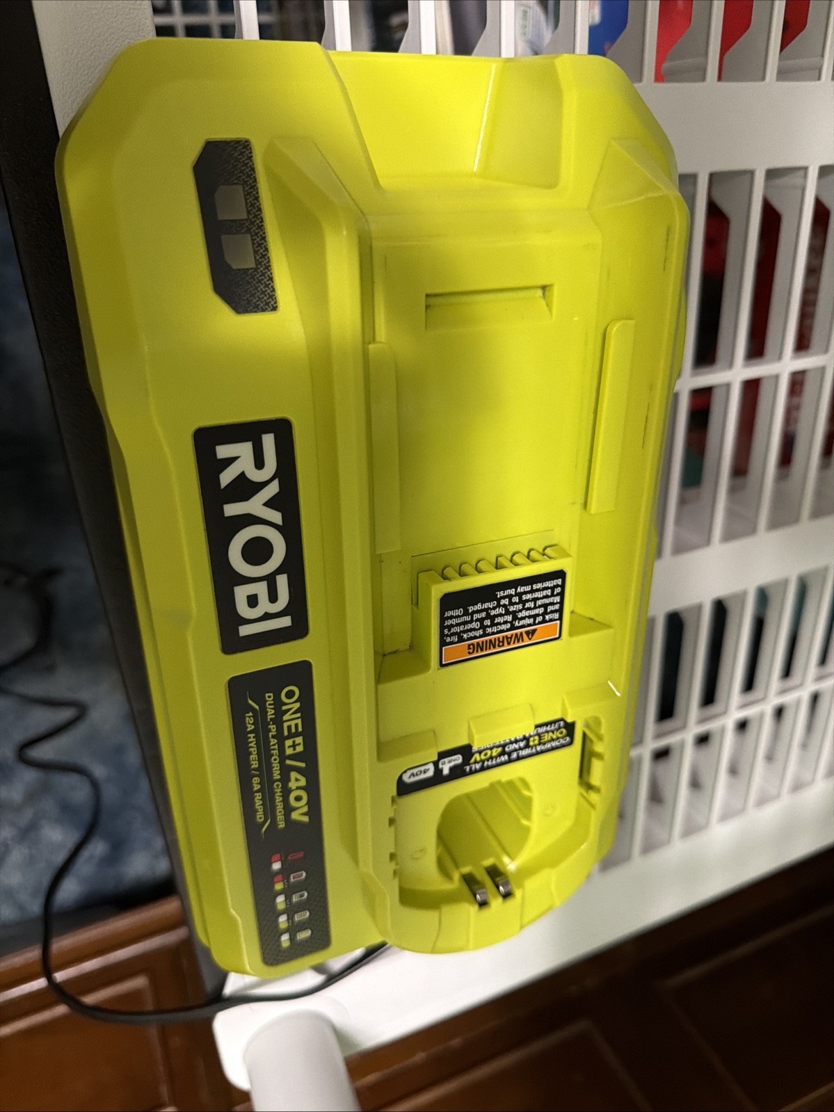 Lightly Used RYOBI ONE+ 18V/40V Dual Platform Charger See Pic Below