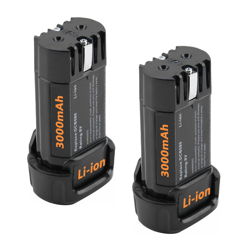 1-4PACK for DEWALT DCB080 8V Max Li-Ion Battery DCB095 DCF680 DCF680N1 DCF680N2