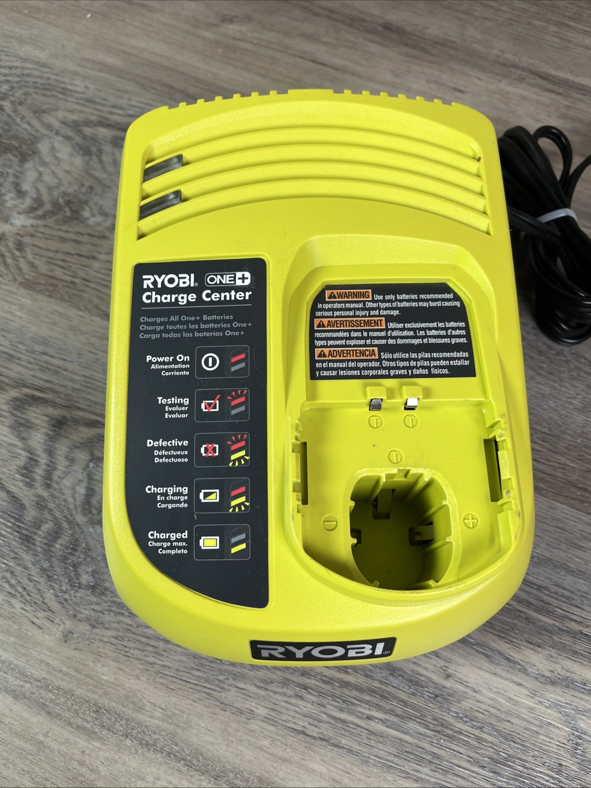 Ryobi One + Model P113 18 Volt Battery Charger
