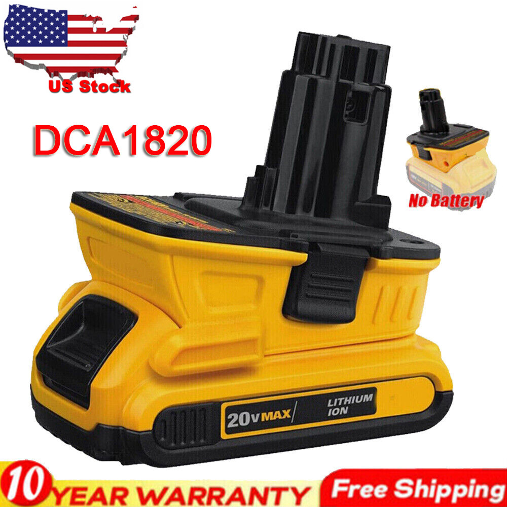 18V To 20V MAX DCA1820 Adapter Converter For DEWALT 20 Volt Li-ion Battery TOOLS