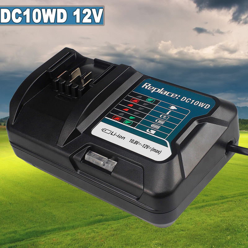 DC10WD Charger For Makita 12V MAX Li-ion Battery Charger BL1041 BL1021 10.8V US