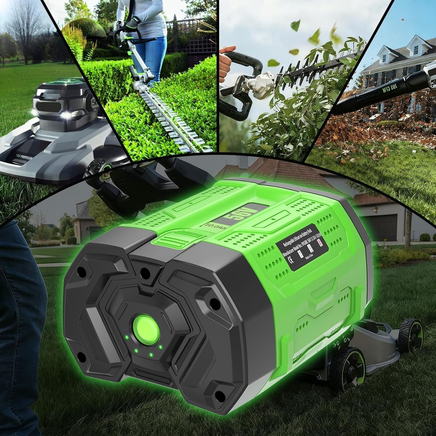 For Genuine EGO 56V 5Ah/9Ah Battery BA5600T BA2240 BA2800T All 56Volt Tool Power