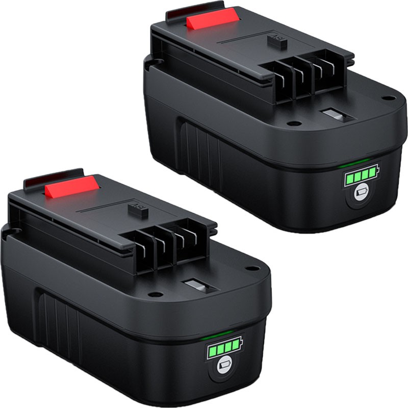 2-PACK 8Ah HPB18 Ni-Mh Replacement Battery for Black and Decker HPB18 HPB18-OPE