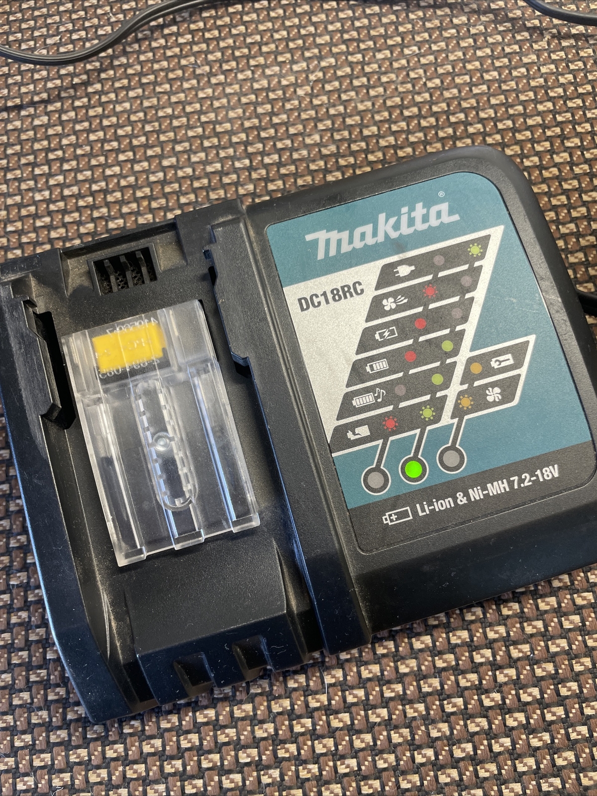 Makita DC18RC GENUINE 18V RAPID FAST Battery Charger 18 Volt Fr BL1830B, BL1850B