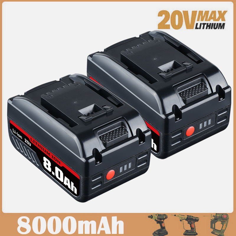 2X 8.0AH For WORX 20V MAX Lithium-ion Battery WA3520 WA3525 WA3575 WG155 WG540