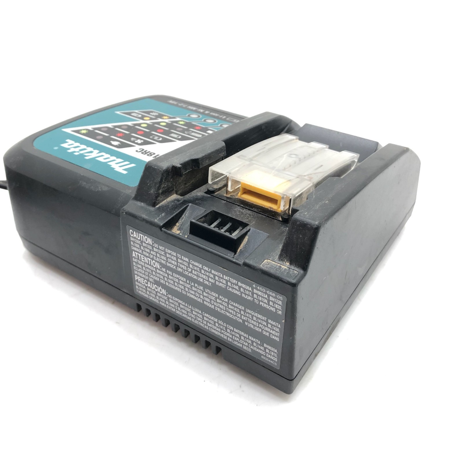 Lot (2) Makita DC18RC-S Fast Battery Charging Station Li-ion & Ni-MH 7.2-18V