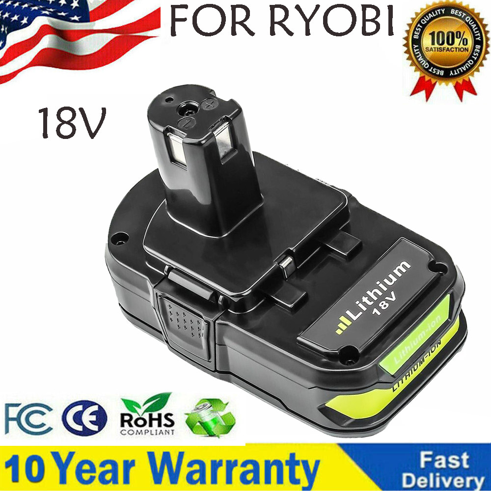 NEW replacement For Ryobi 18Volt P102 Lithium-Ion Battery 18V 3.0Ah P108 P107 US