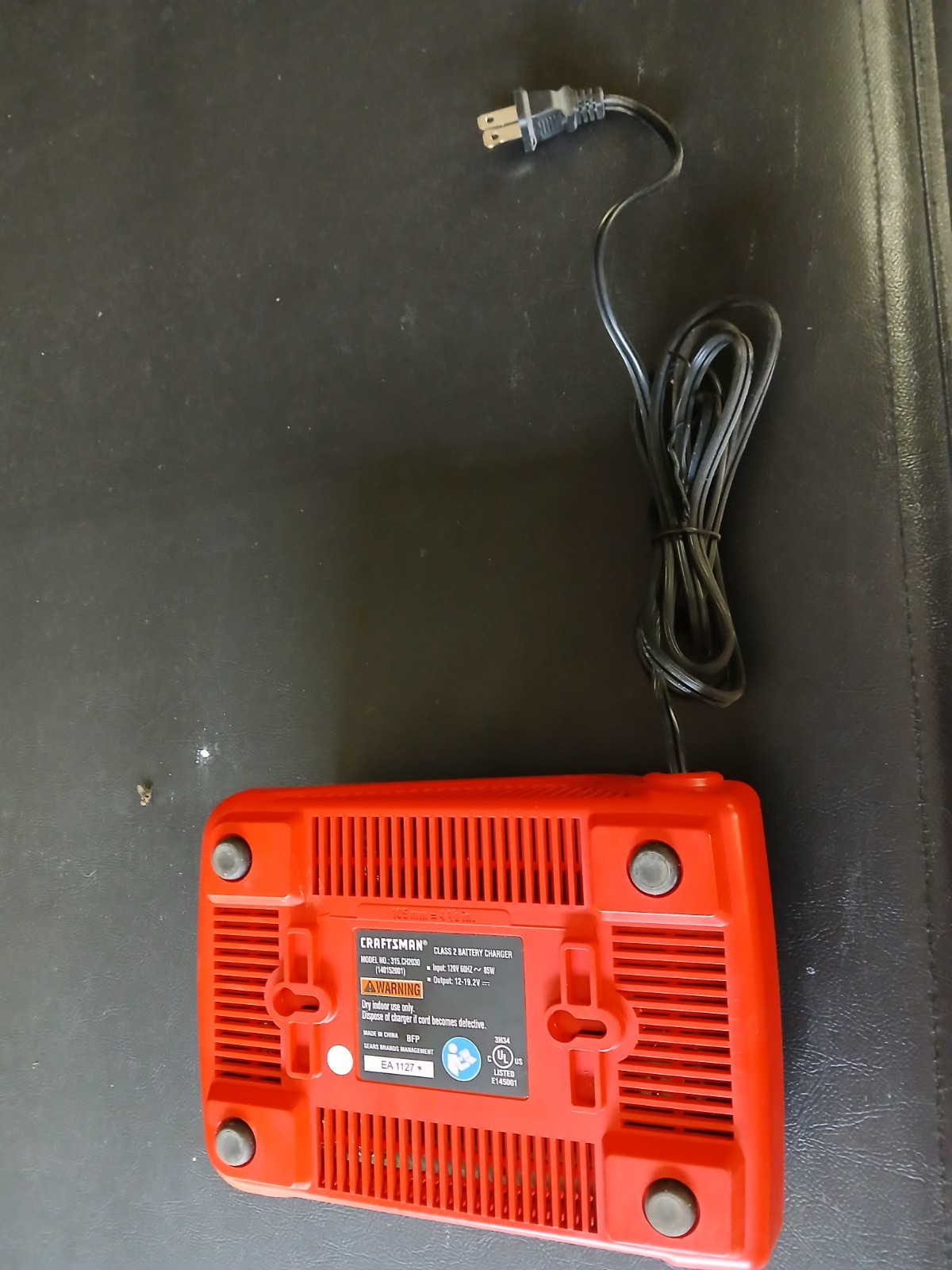 craftsman 315.CH2030 18V Battery Charger