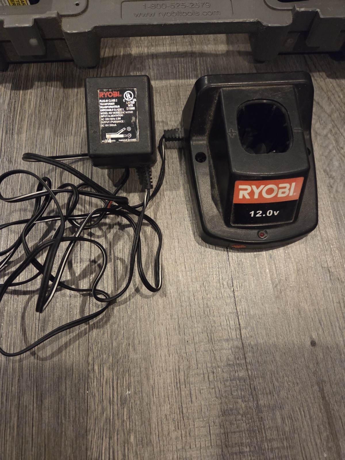 Ryobi HP1202M 12.0v Drill Driver Charger 1411135 & Two 1311148 Battery Packs SET