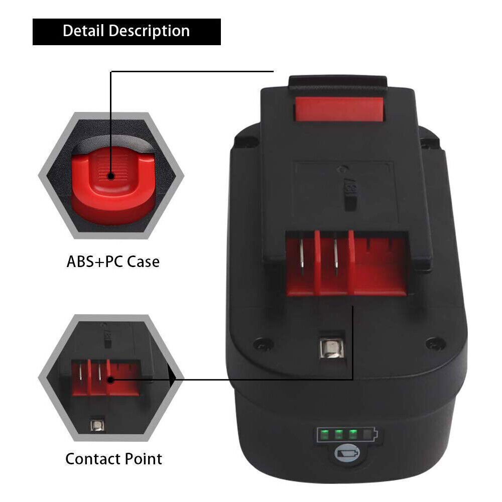 HPB18 18V HPB18-OPE 244760-00 18 VOLT 7.0AH Li-ion BATTERY FOR BLACK AND DECKER