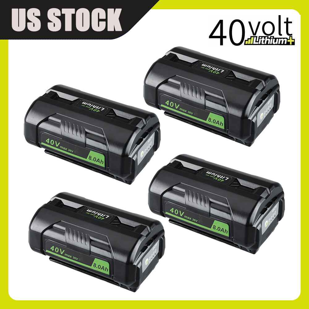 1-4PACK For Ryobi 40 Volt Battery High Capacity Lithium lot OP4050 OP40602 8.0Ah