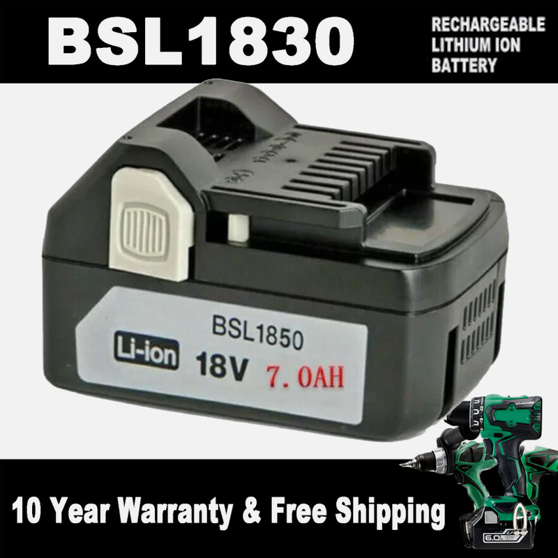 For Hitachi 18V Battery BSL1815 Li-ion 7.0Ah BSL1815X BSL1830 BSL1815S BSL1830
