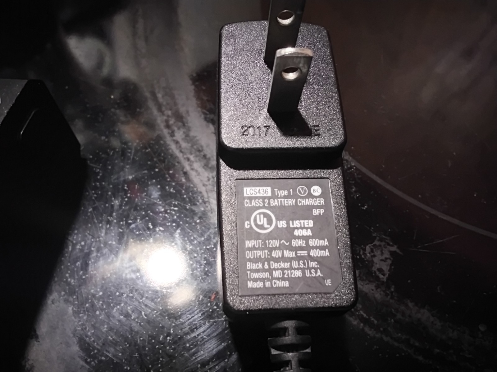 Black+Decker 40v Battery Charger LCS436 Fast Shipping!
