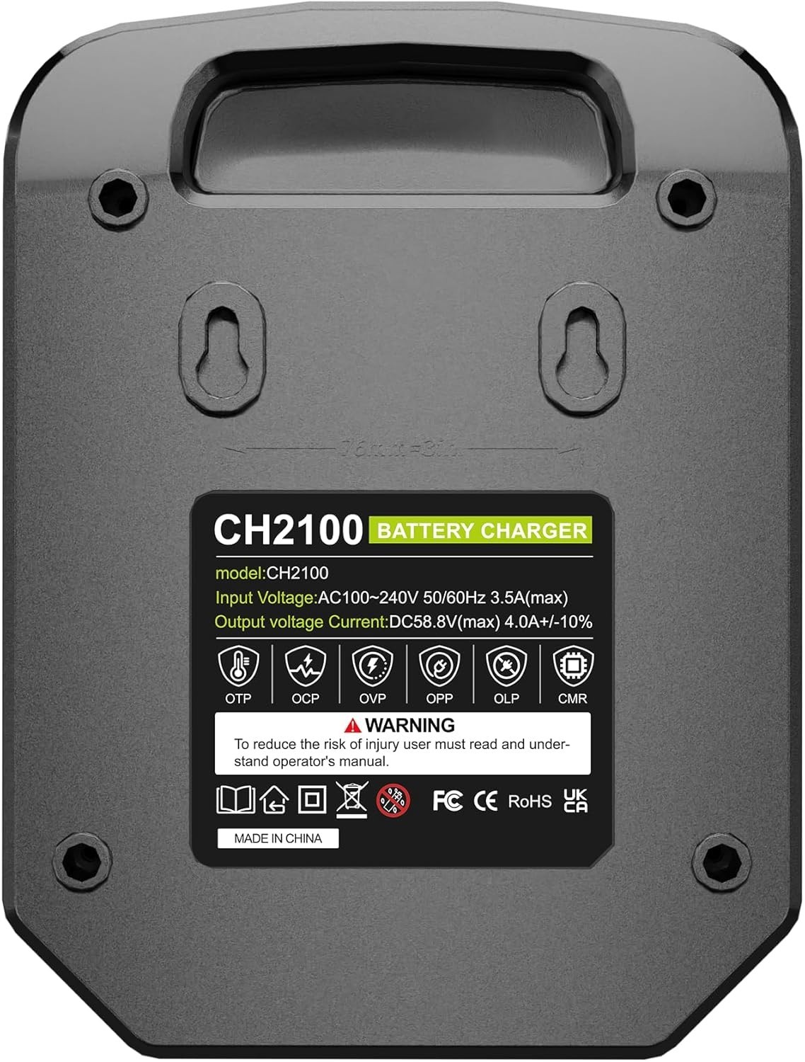 Reliable Fast Charging for EGO 56V Batteries – Compatible with Various Models