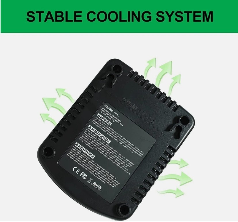 Battery Charger For CRAFTSMAN CMCB104 V20 20V MAX 20-Volt Li-Ion Tool CMCB100