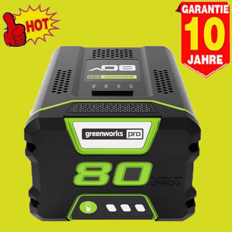 GBA80600 5.0Ah For Greenworks PRO 80V Battery GBA80200 GBA80400 Replacement