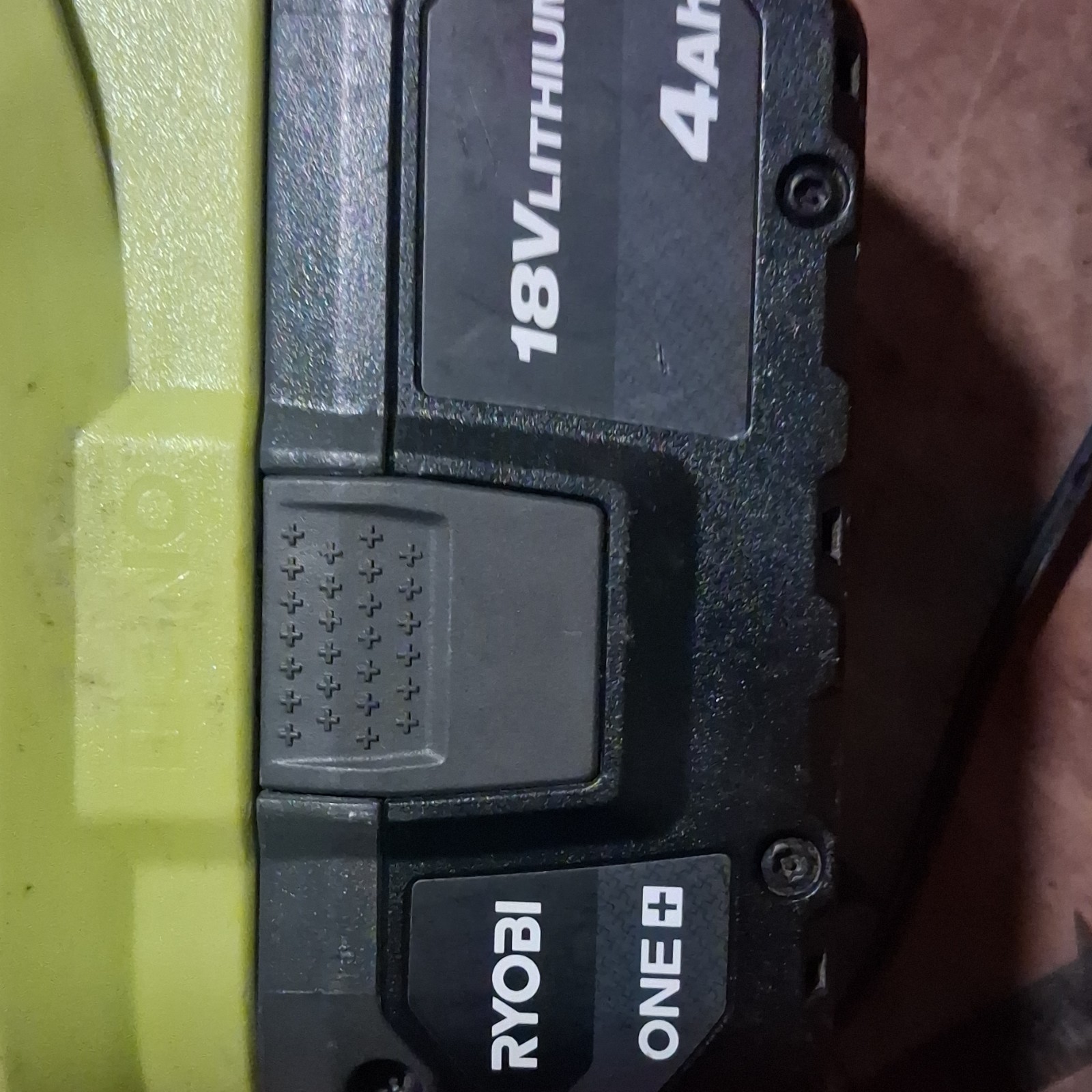 RYOBI ONE+ 18V Charger PCG002 w/ Battery Included, Green, 1-Bay