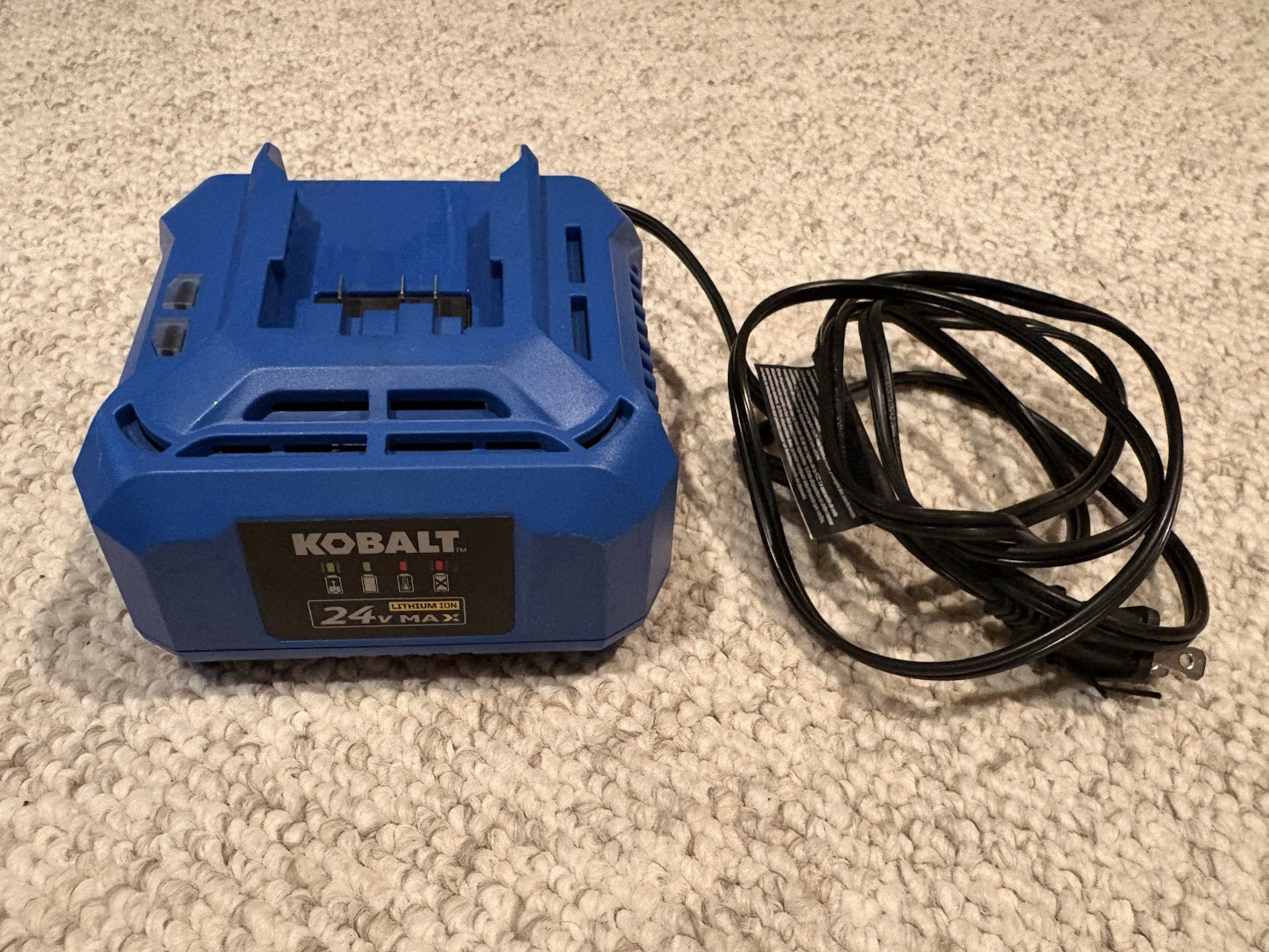 Kobalt 24-Volt Max Lithium-Ion Battery Charger KCH 2401-03