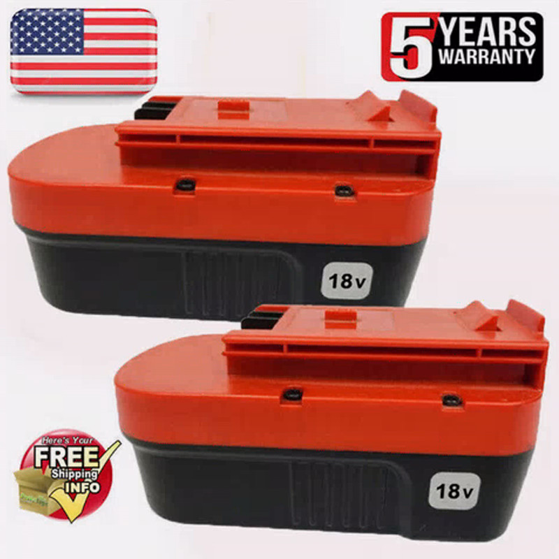 2-Pack 18V 4.8Ah for Black and Decker HPB18 18 Volt Battery HPB18-OPE 244760-00
