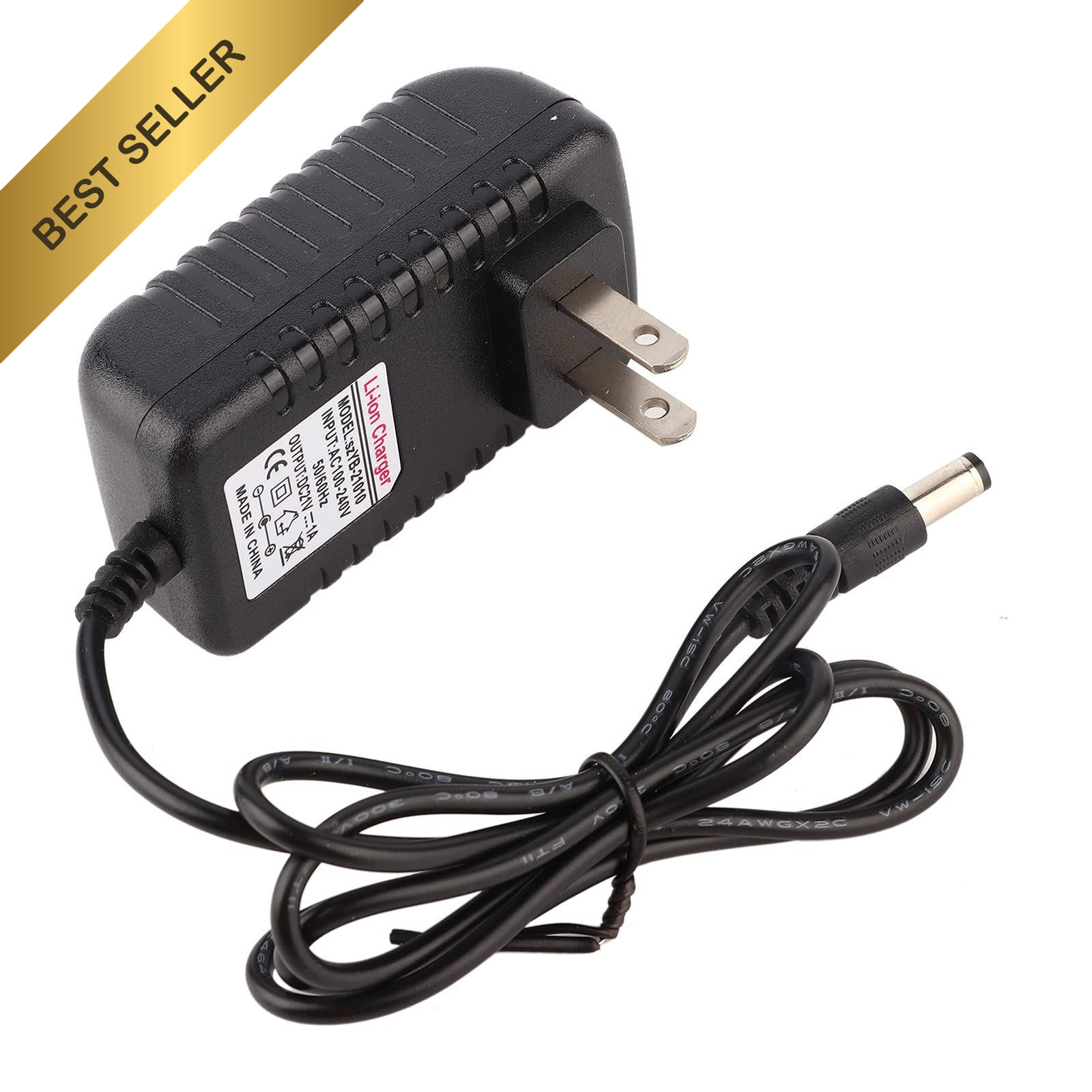 21V 1A Lithium Battery Charger Adapter For 18V 20V String Trimmer Tool US Plug