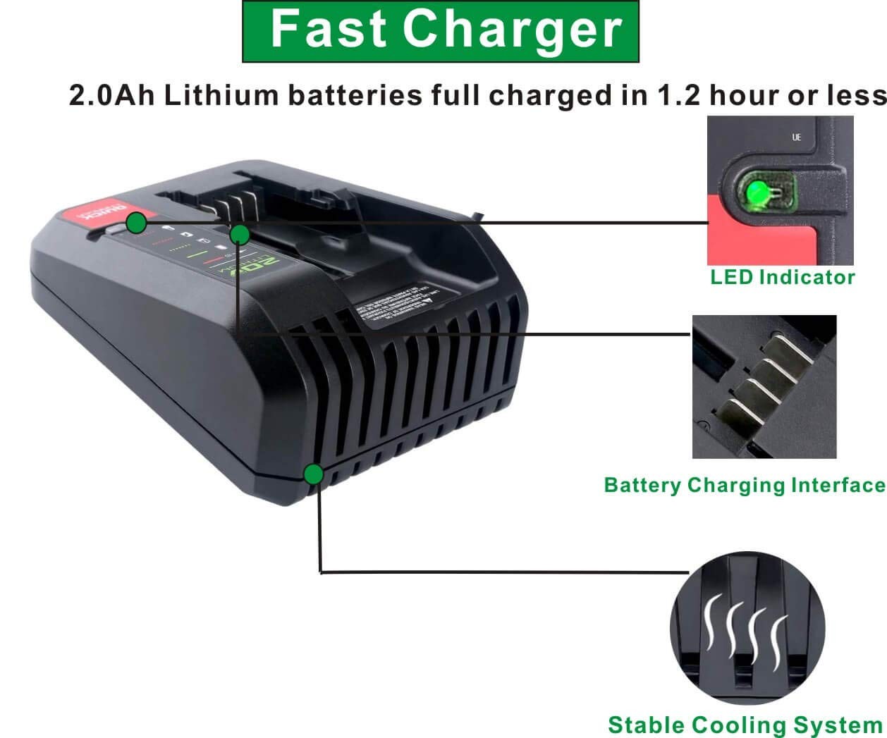 Anopiw Pcc692L Replace Porter Cable Or Black And Decker 20V Max Lithium Battery
