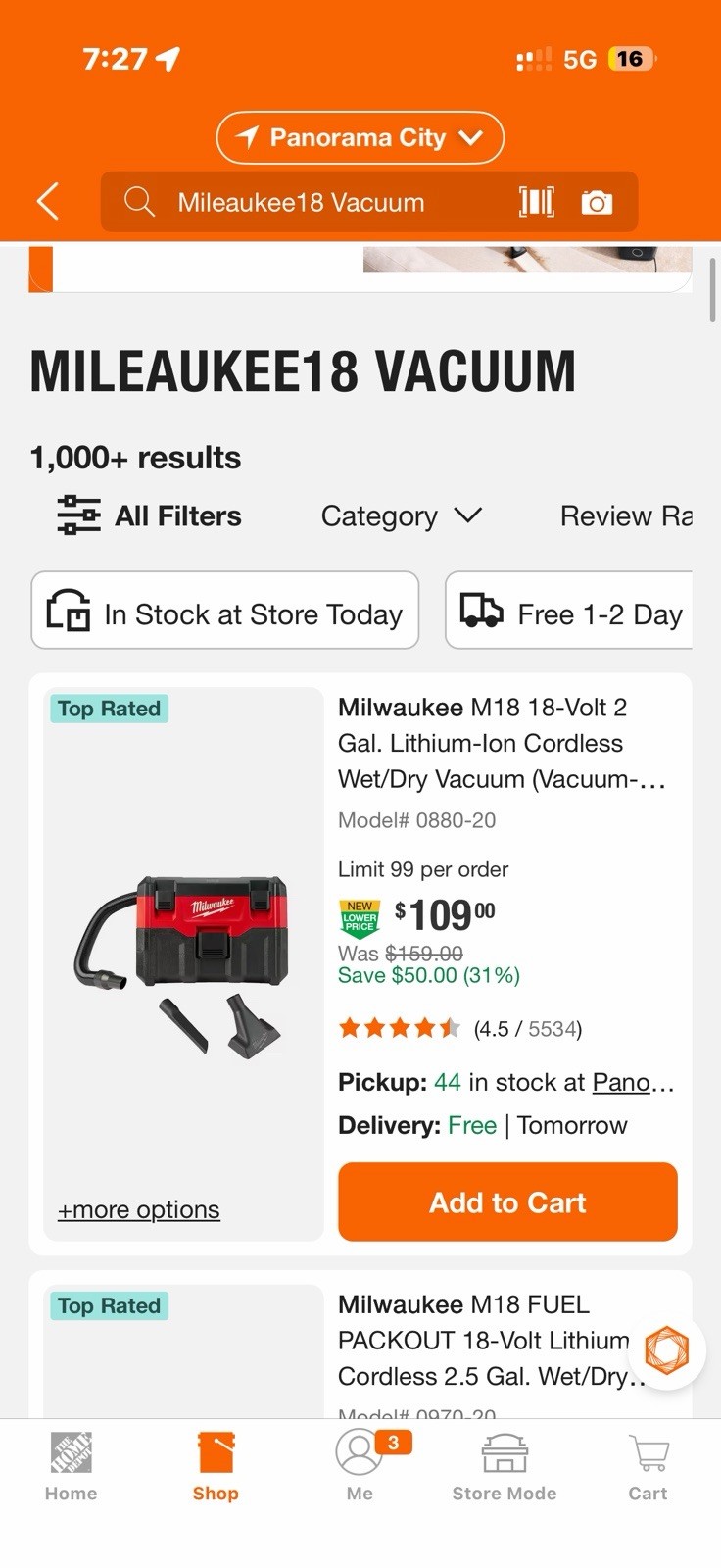 Milwaukee M18 18V Rapid/COOL-CYCLE Charger w/ Battery Included & PACKOUT Case