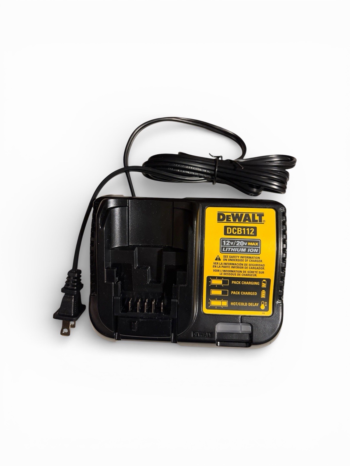 DeWalt DCB112 Charger 12V 20V MAX Li-Ion Battery Charger OEM Fast Ship, New