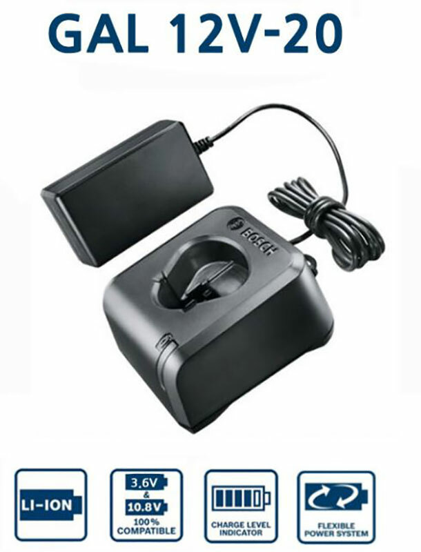 Bosch Charger GAL12V-20 3.6V Lithium-Ion Battery Charger 220V for GSR ProDrive