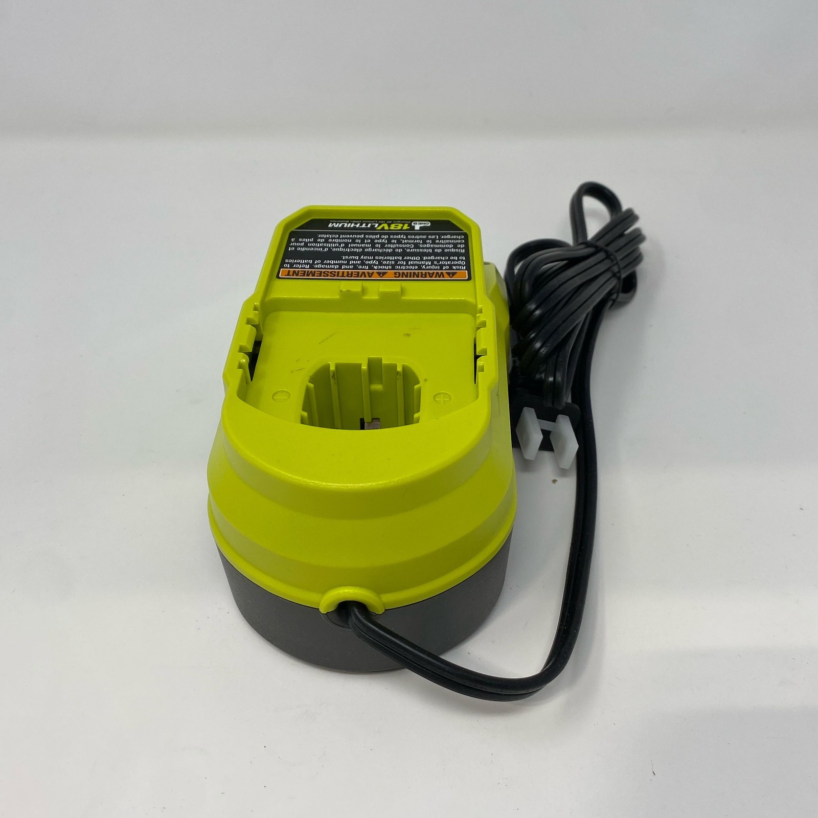 Ryobi ONE+ 18V PCG002 Charger – Neon Green Corded