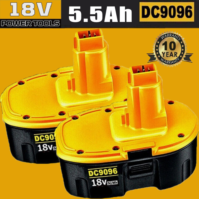 2Pack 18V XRP Battery for DEWALT DC9096-2 DW9095 DW9096 DC9098 DC9099 Cordless