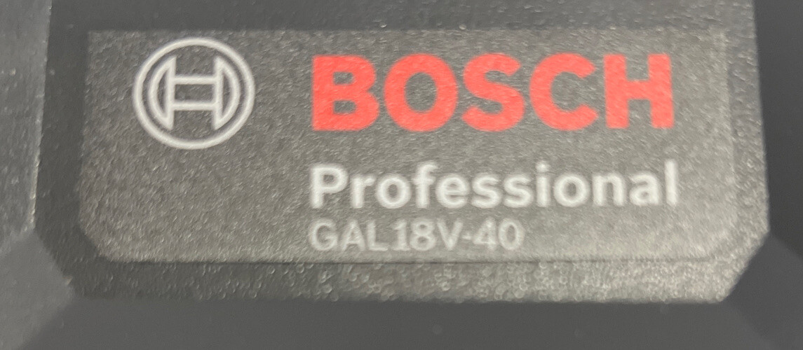 NEW BOSCH GAL18V-40 18V 18 Volt Lithium-Ion Fast Battery Charger w/ Manual