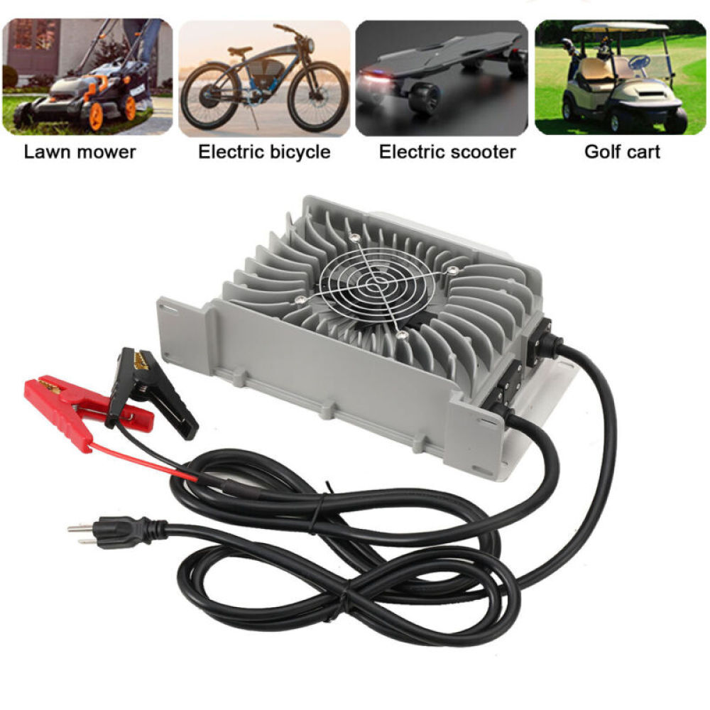 48V 20A Waterproof Onboard Battery Charger for Golf Cart RV Truck Boat Home