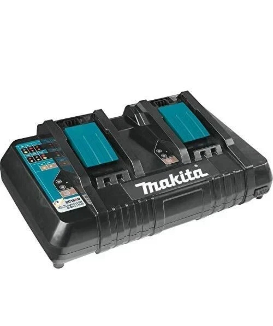 Genuine Makita DC18RD 18V Lithium-Ion Dual Port Rapid Optimum Charger