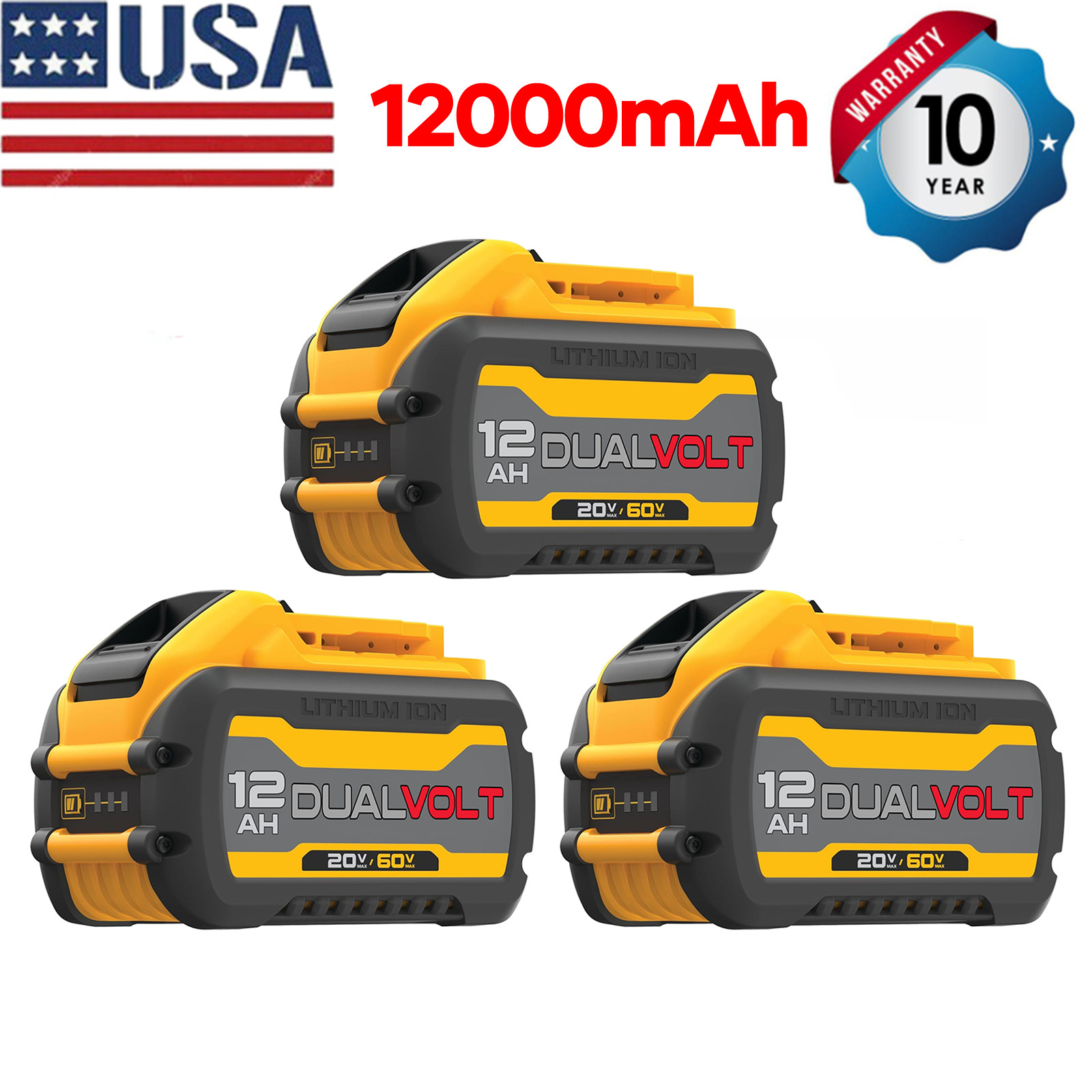9.0Ah /12.0Ah DCB609 Lithium-Ion Battery /Charger For Dewalt 20V 60V FLEX VOLT~