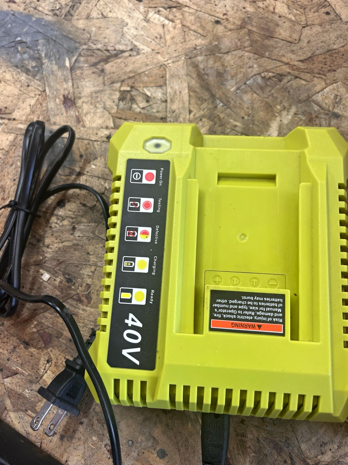 Rohs OP401 40V Lithium Battery Charger w/ OP4040 40V Max 7.0Ah Battery
