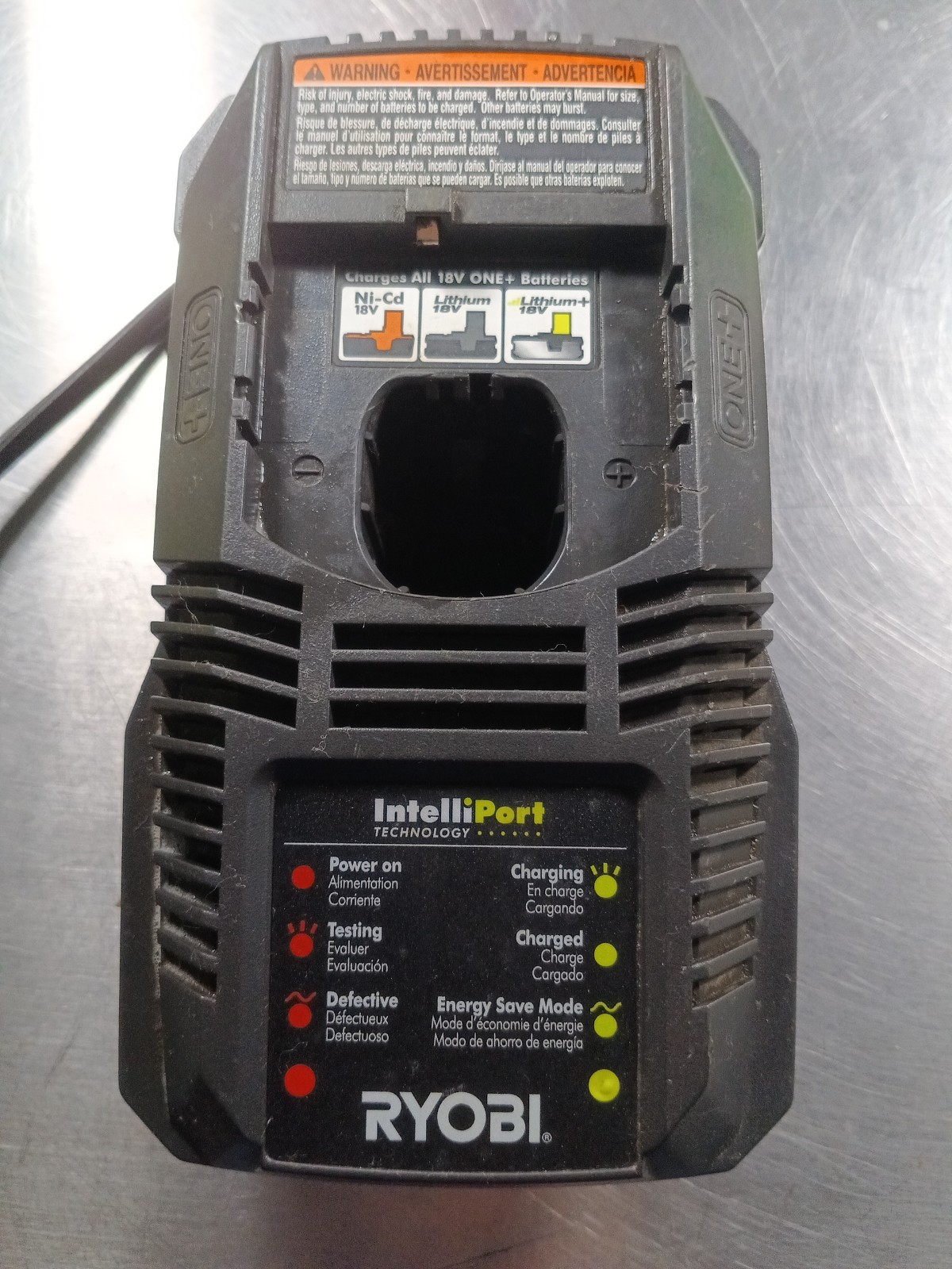 Ryobi P117 18V ONE+ Fast 30 Min. & P118 Chargers & 2 P102 18v Lithium Batteries