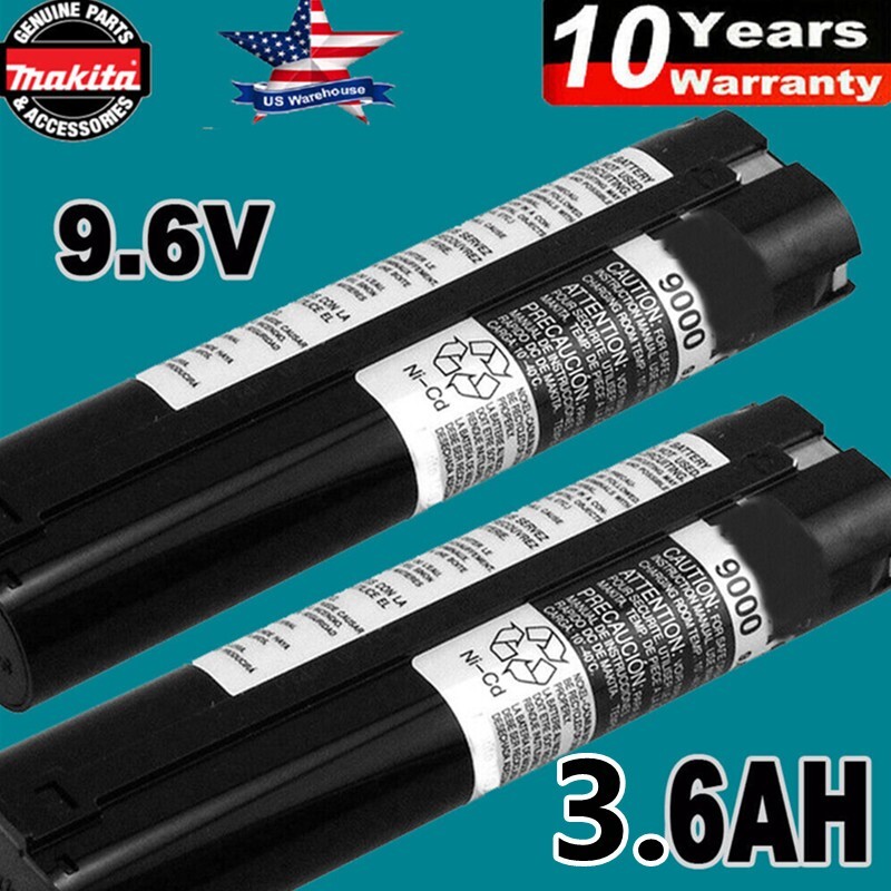 PACK 9.6 VOLT 4800mAh Battery replacementFor MAKITA 9000 9001 632007-4 191681-2
