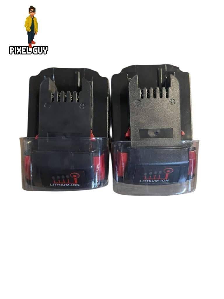 Energup 2Pack Lithium Rechargeable Battery With Charger For Milwaukee 48-11-1820