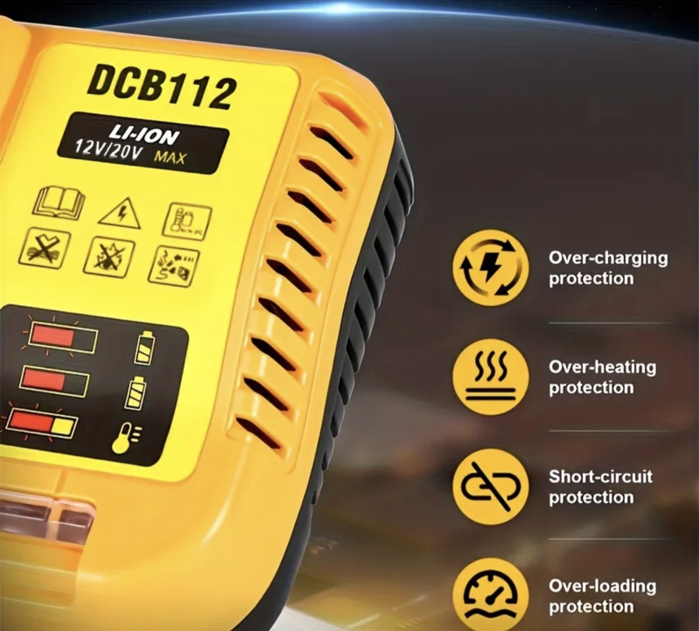 DCB112 Battery Charger