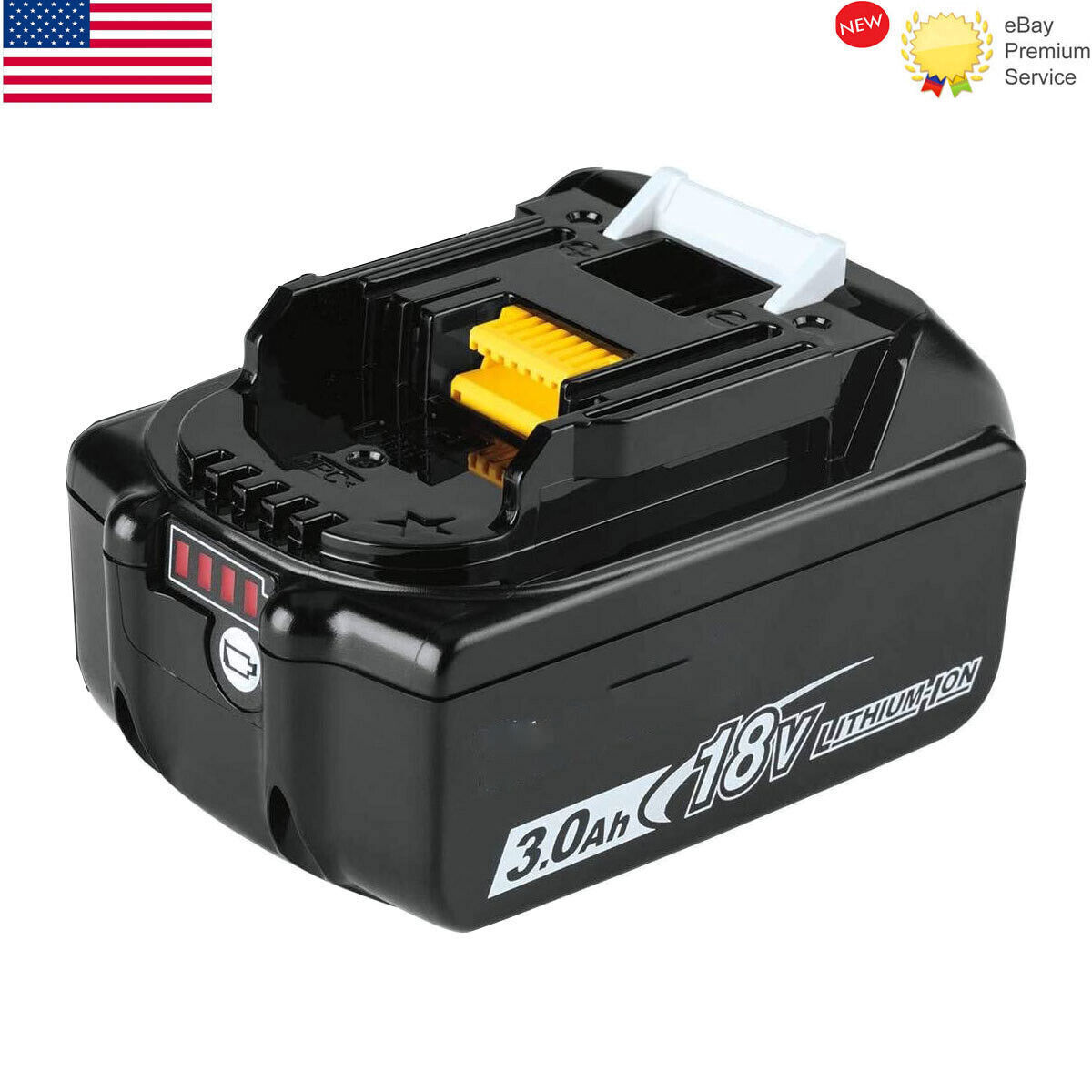 for Replace 18V Makita Power Tools 3.0Ah Battery BL1860B BL1850B BL1830B Charger