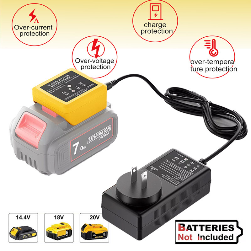 For DEWALT 20V 20 Volt MAX Li-Ion Battery Charger DCB206 Replaces DCB112 Charger