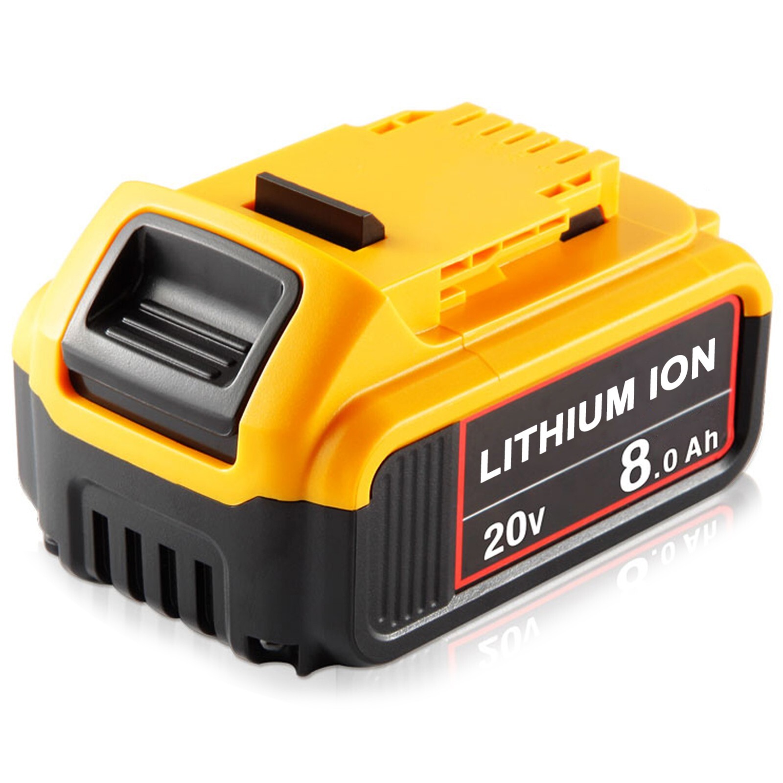 1–2Pack 8.0/6.0AH 20V XR Lithium Ion Battery 20 Volt Max DCB205 DCB200 8000mAH