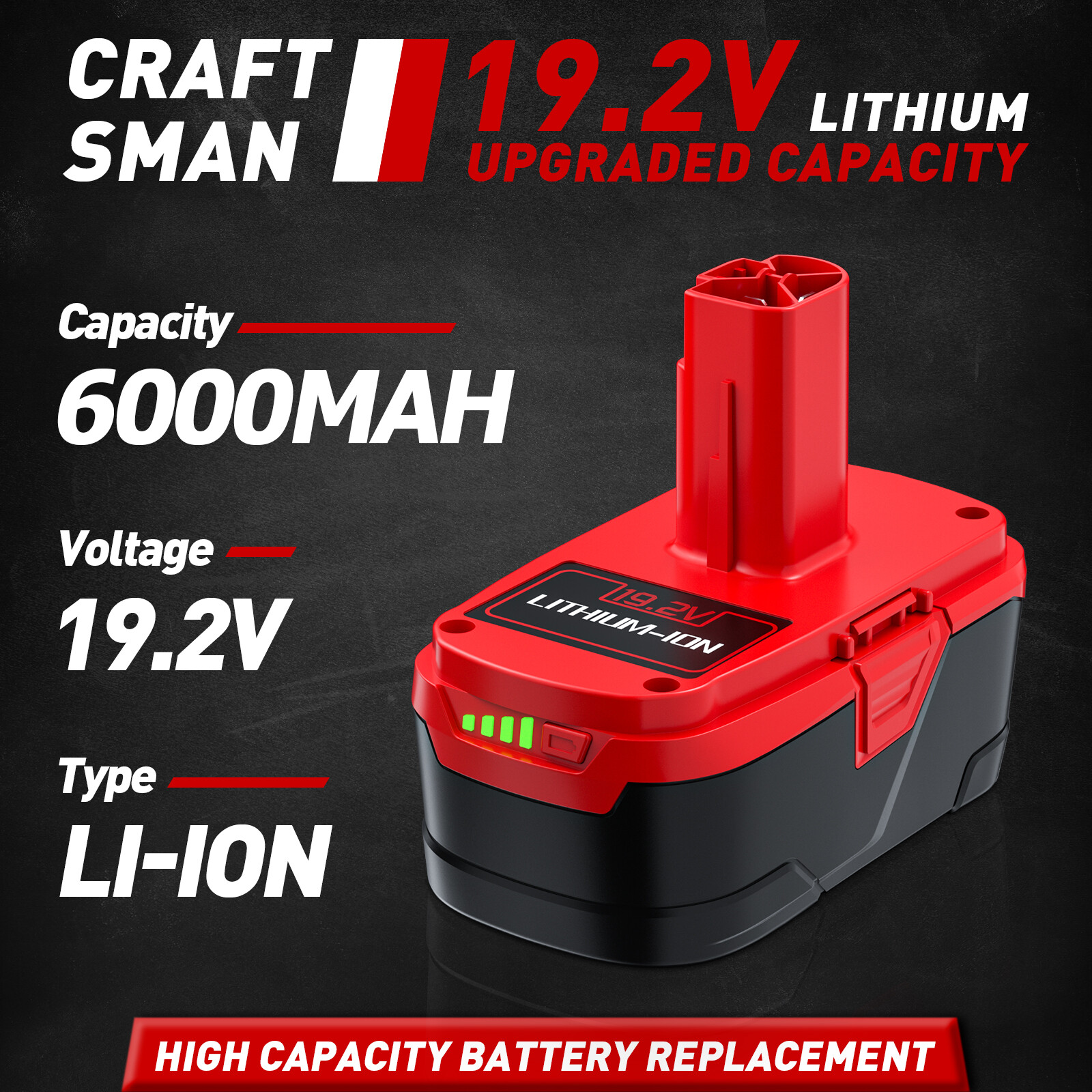 1-2Pack 7.0Ah for Craftsman 19.2V Lithium XCP Battery C3 DieHard 11375