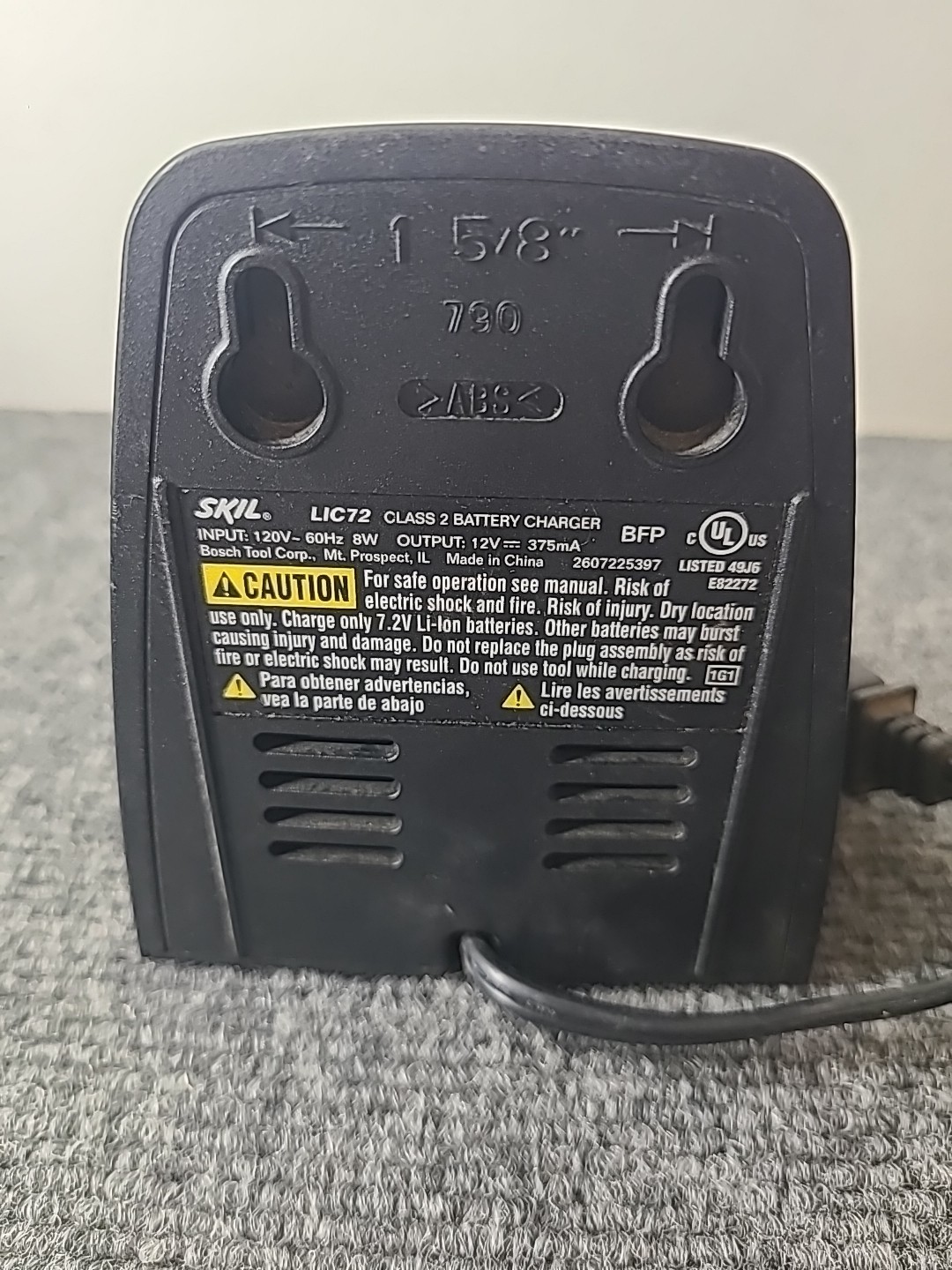 Skil LIC72 Smart Charge System Battery Charger for 7.2V Li-ion Battery – OEM