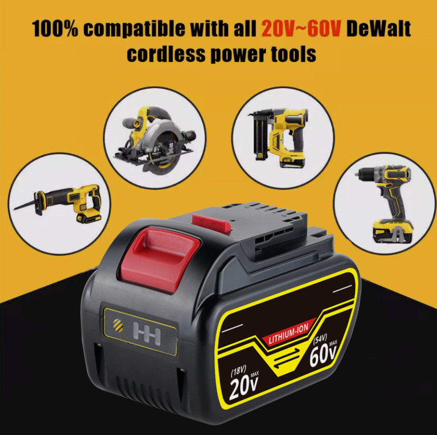 20V/60V for Aeboren DCB609 DCB606 MAX FLEXVOLT 9.0 Ah Li-Ion Battery 60 VOLT USA