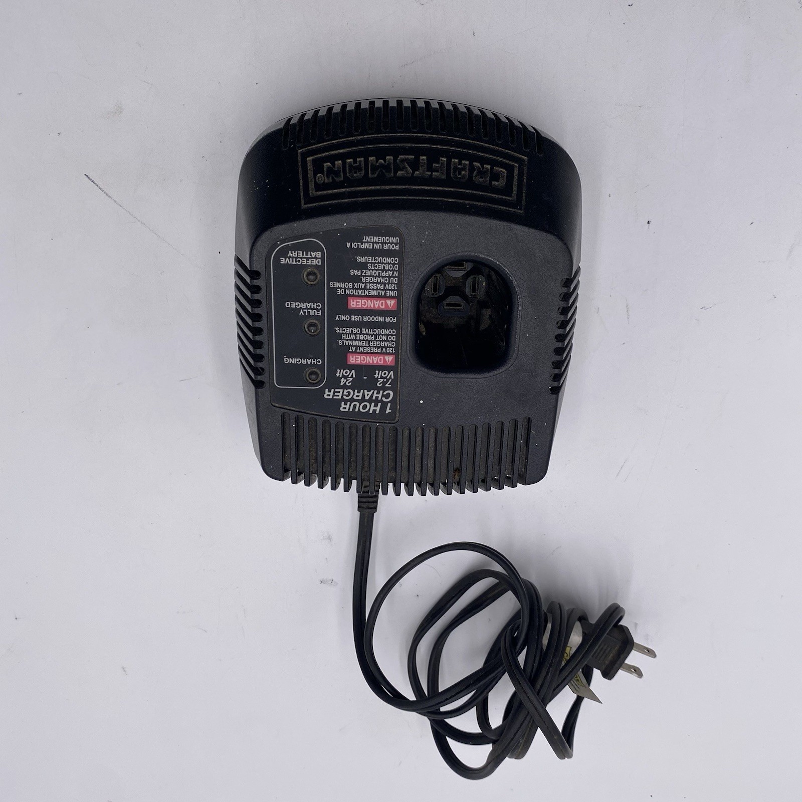 Craftsman 1425301 – 1 Hour Fast Battery Charger 7.2v 12v 18v 19.2v 24v Tested